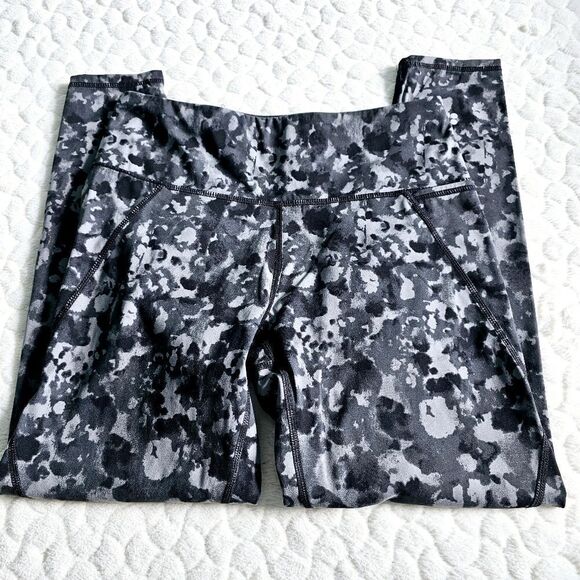 Sweaty Betty Power 7/8 Workout leggings small grey black camo pockets - Picture 4 of 8